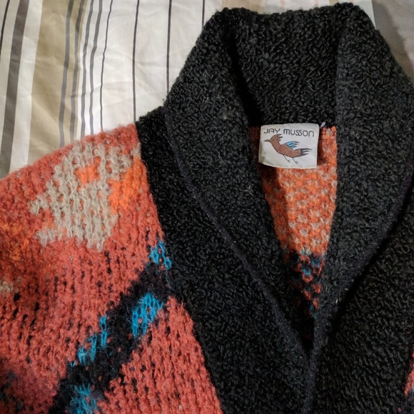 Jay Musson Art Wear Aztec Snake Cardigan Sweater - Picture 2 of 6